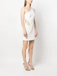 Платье мини из ткани кади Philipp Plein, белый - фото 3