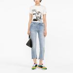 Футболка женская Kenzo с рисунком, белый / черный - фото 2