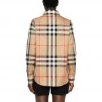 Рубашка женская Burberry Vintage Check-Pattern, бежевый - фото 4