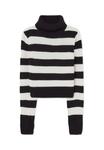 Джемпер OVS STRIPED REGULAR FIT, Black/White/Black - фото