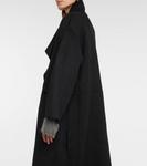 Фирменное пальто из шерсти и кашемира TOTEME, черный - фото 4