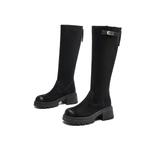 Высокие сапоги женские черные EBLAN - фото 3