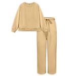 Детский спортивный костюм для девочек: худи с длинным рукавом и брюки Maxxis Merch, Khaki - фото