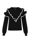 Джемпер faina Jumper, Black White/Black - фото 5