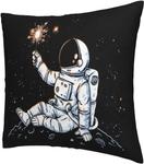 BURLOE Чехлы для подушек плед космонавт White - фото 4