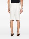 Zegna льняные шорты, белый - фото 4
