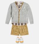 Хлопковые шорты Charles Bonpoint, коричневый - фото 2