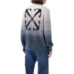 OFF-WHITE OFF WHITE джемпер с омбре и стрелками - фото 7