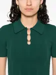 Рубашка поло из джерси SANDRO, зеленый - фото 5