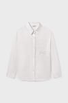Детская хлопковая рубашка Mayoral, бежевый - фото 2