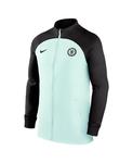 Мужская мятная спортивная куртка Chelsea 2023/24 Third Strike Raglan Performance с молнией во всю длину Nike, зеленый - фото 3