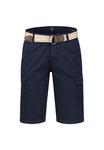 Шорты-Бермуды карго с поясом Lerros, синий - фото