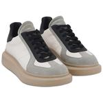 Alexander McQueen Оверсайз ретро белый серый черный - фото 3