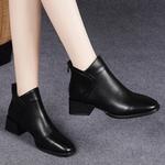 Devanro Черные женские ботильоны, цвет Black - фото 7