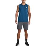 Майка Rush мужской студенческий синий Under Armour, синий - фото 3