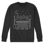 Мужской свитшот с графическим рисунком Canoe Line Art Licensed Character - фото