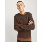 Свитер Jack & Jones Globe, коричневый - фото 4