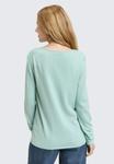 Джемпер TOM TAILOR BASIC V-NECK, Blue Haze/Mint - фото 3