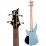 Короткая цельнокорпусная электробас-гитара Mitchell MB100 Powder Blue - фото 2