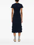 Платье миди с короткими рукавами Maje, синий - фото 4