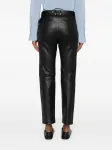 Кожаные брюки JOSEPH, черный - фото 4