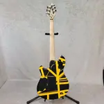 В НАЛИЧИИ! Гитара EVH Wolfgang Special Striped в черно-желтом сатине - фото 5