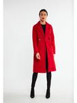 Женское пальто красного цвета faina - фото 2