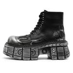 V ZERO FIVE Ботинки Martin мужские, серебристо-коричневые - фото