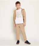 Лонгслив regular fit Guess, белый - фото 2