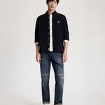 Tommy Hilfiger Мужская рубашка темно-синего цвета - фото 7