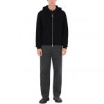 Брендовая худи с молнией Burberry, угольный - фото 3