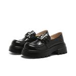 Лоферы женские черно-коричневые ST&SAT - фото 3