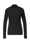 Топ comma Long sleeved top, Schwarz/Black - фото 6