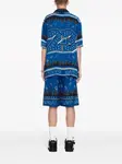 Шорты с принтом OFF-WHITE, синий - фото 4