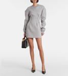 Платье-толстовка из джерси Jw Anderson, цвет light grey - фото 2