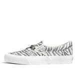 Кроссовки needles x vault classic slip-on v 'animal print - white' Vans, белый - фото