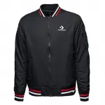 Converse Базовый стеганый бомбер мужской Black - фото