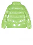 Глянцевый пуховик Goose Tech, зеленый - фото 2
