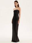 Платье макси Amdra Satin OMNES, Black - фото 2