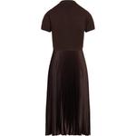 Панельное миди-платье Polo Ralph Lauren, коричневый - фото 4