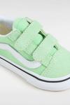 Детские кеды Old Skool V Vans, зеленый - фото 3