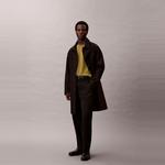 Джемпер с вышитым логотипом Calvin Klein, оранжевый - фото 8