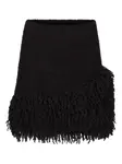 Юбка мини с бахромой Nina Ricci, черный - фото