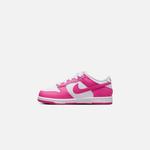 Кроссовки Nike PS Dunk Low, цвет White/Laser Fuchsia - фото 3