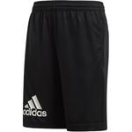 Детская короткая футболка Adidas черная - фото 2