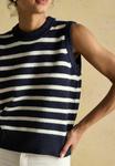Топ Tom Joule Top, Navy White/Blue - фото 5