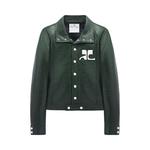 Куртка Courrèges ReEdition Vinyl Jacket, Dark Green - фото