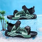 Детские сандалии RHOBESAM, черный/зеленый - фото 4