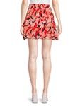 Мини-юбка с принтом Ryanne Ramy Brook, цвет Flame Orange - фото 2