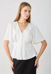 Блуза Anna Field Button-down blouse, Cloud Dancer/White - фото